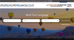 Desktop Screenshot of multilingualvacancies.com